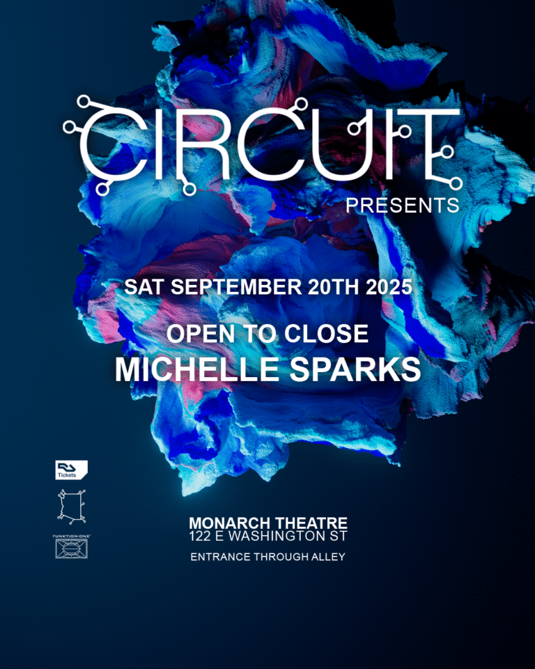 Circuit Presents: Michelle Sparks (Open to Close) @ Monarch Theatre